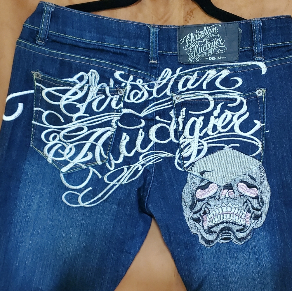 Vintage 🦄 RARE Christian Audigier jeans
